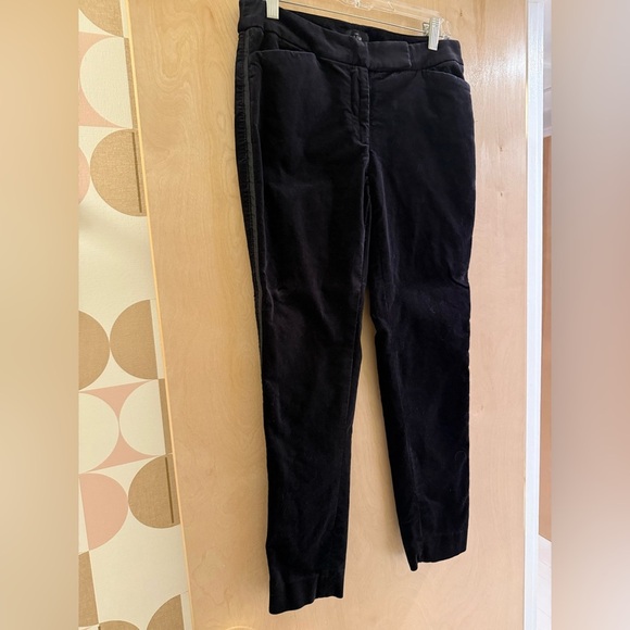White House Black Market Velvet Tuxedo Pants - Picture 4 of 8
